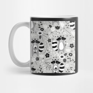 Raccoon Pattern Mug